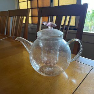 Teabloom Eternal Love Teapot w/ Loose Tea Glass Infuser